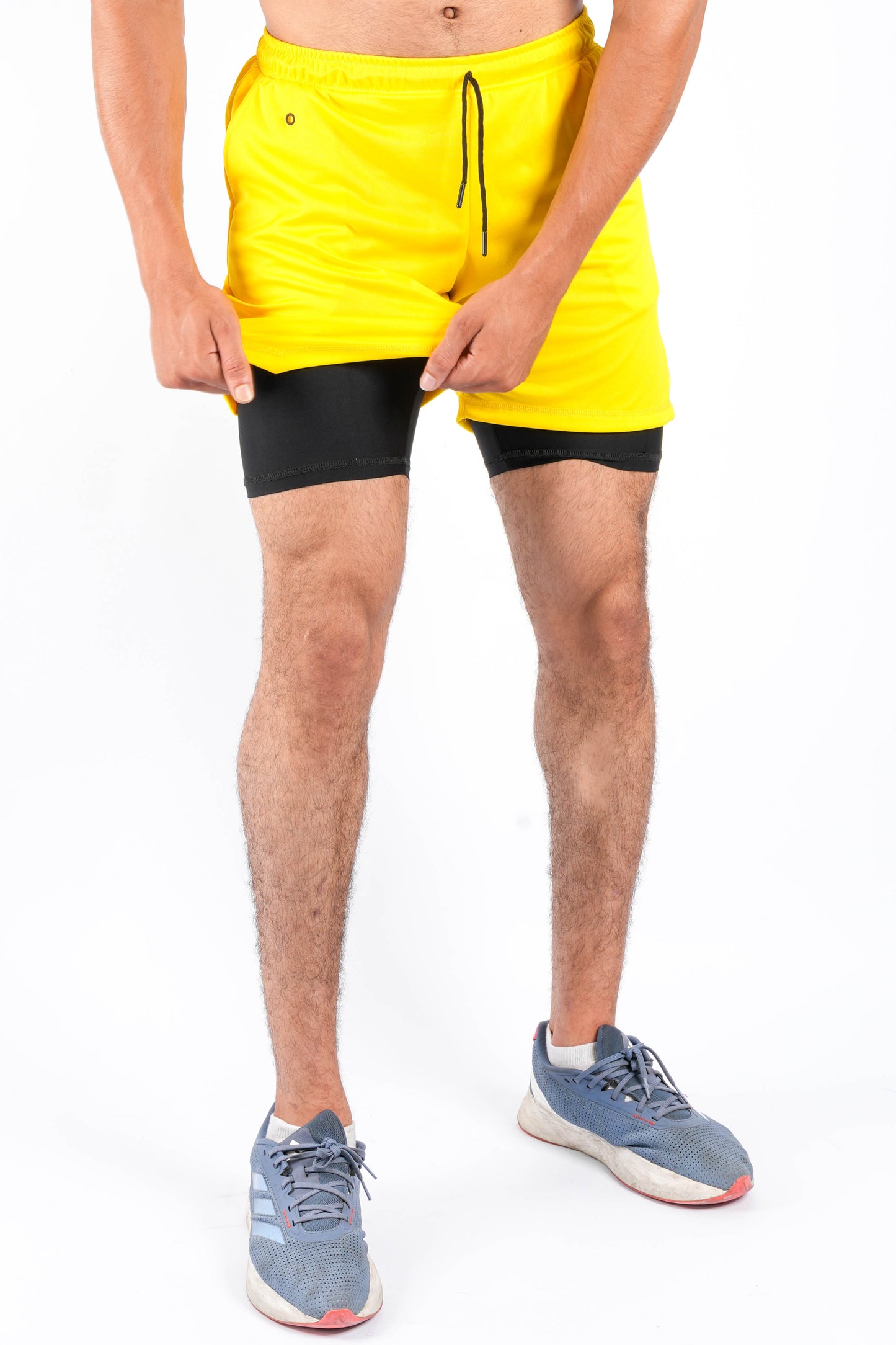 Short Sport 2 Pièces avec Poche Intérieure
