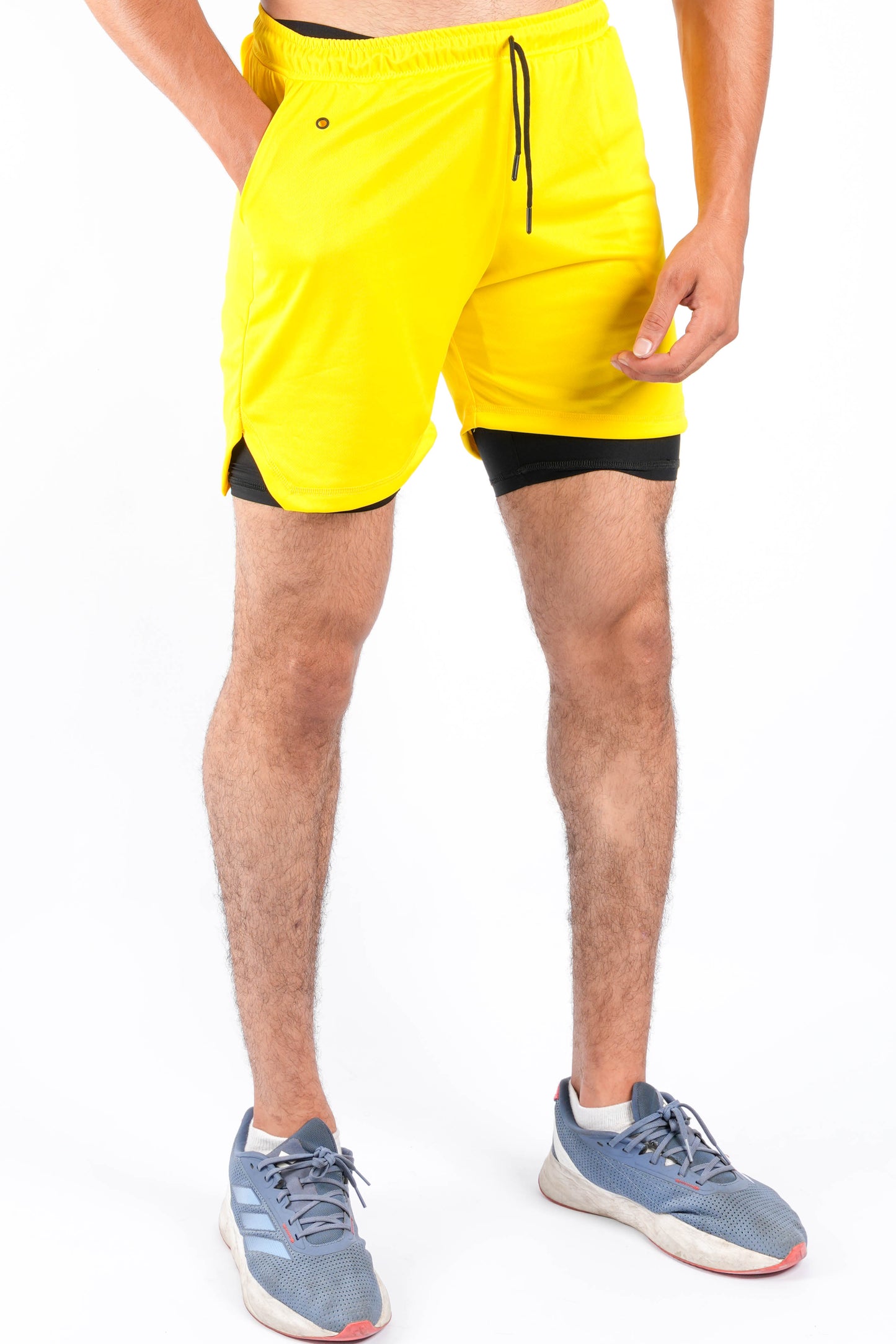 Short Sport 2 Pièces avec Poche Intérieure