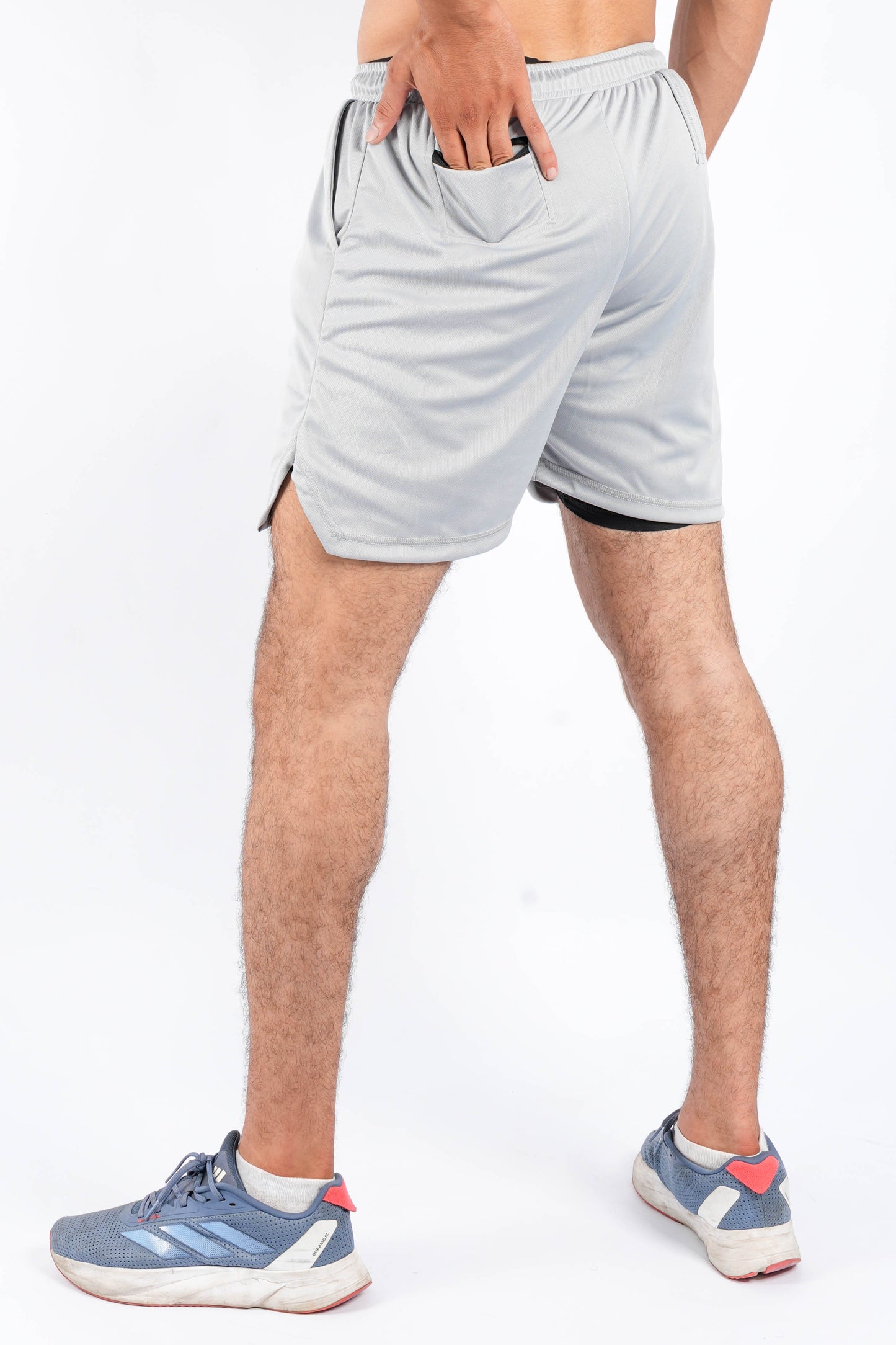Short Sport 2 Pièces avec Poche Intérieure