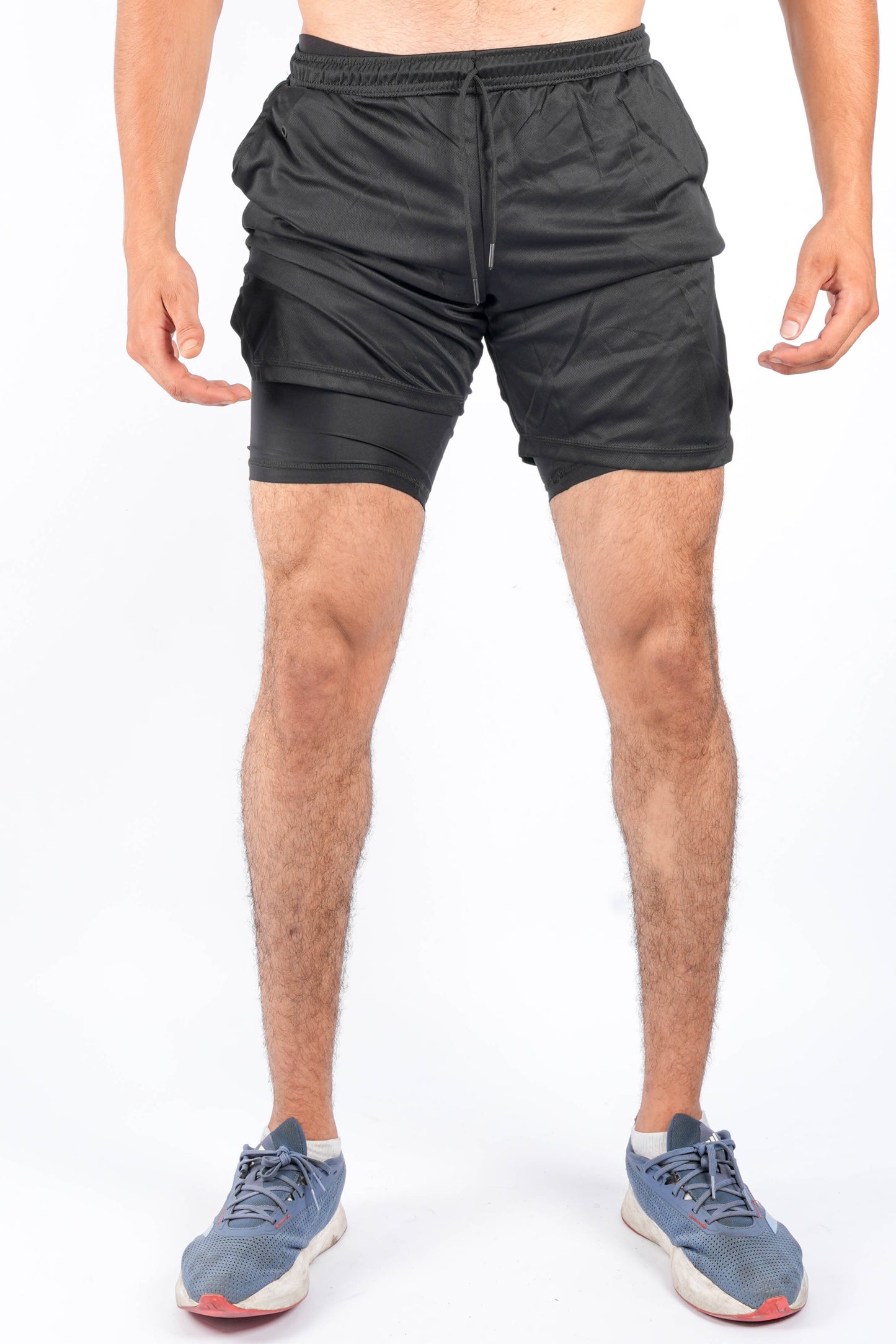 Short Sport 2 Pièces avec Poche Intérieure