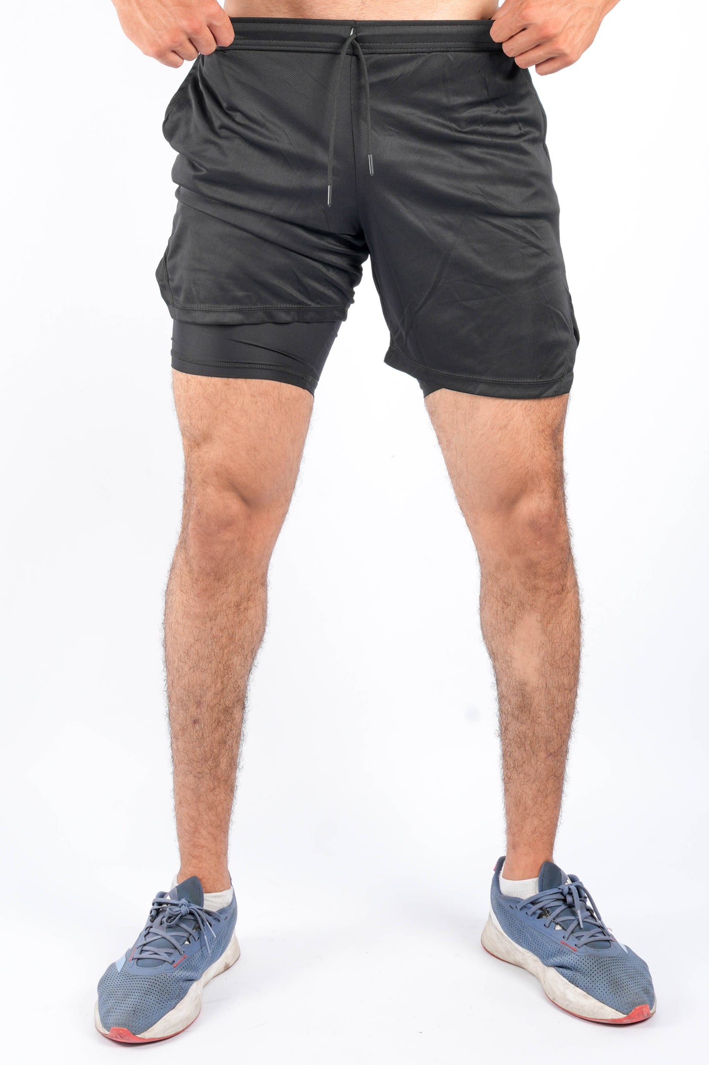 Short Sport 2 Pièces avec Poche Intérieure