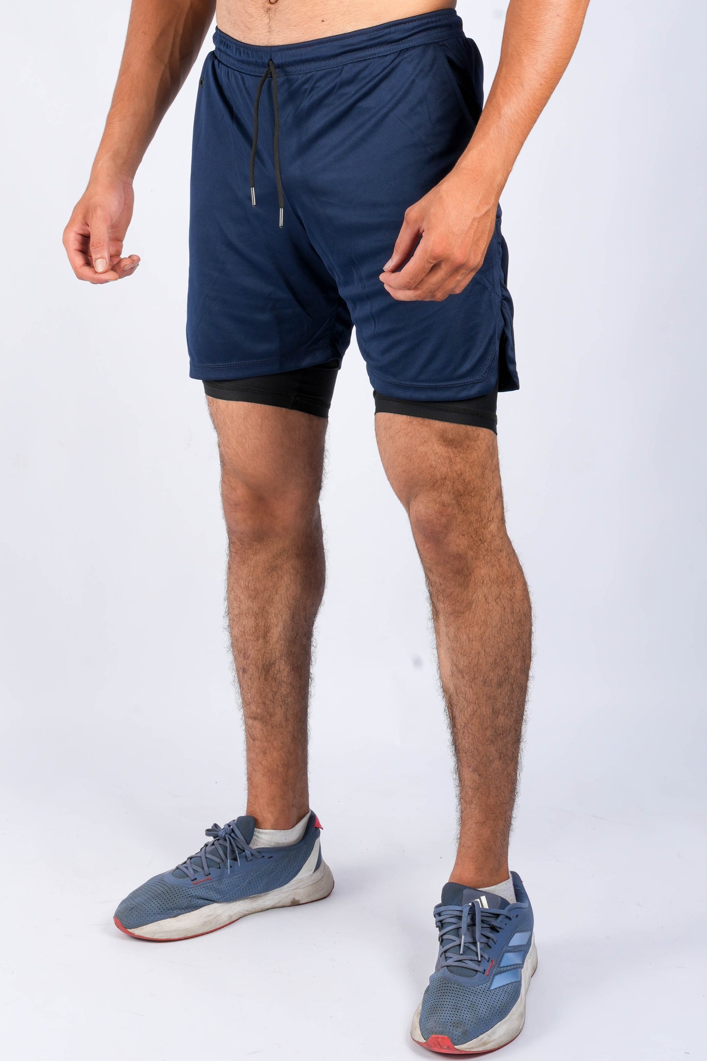 Short Sport 2 Pièces avec Poche Intérieure