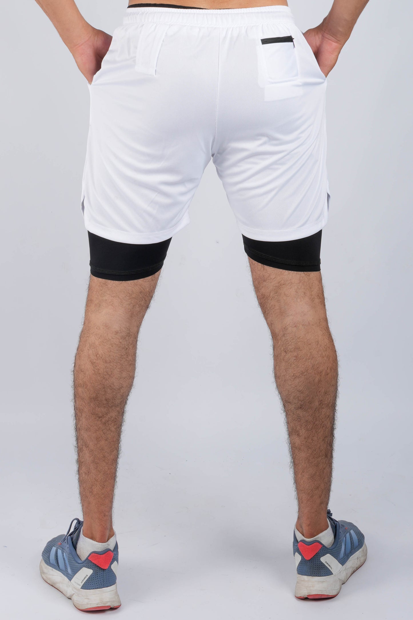 Short Sport 2 Pièces avec Poche Intérieure
