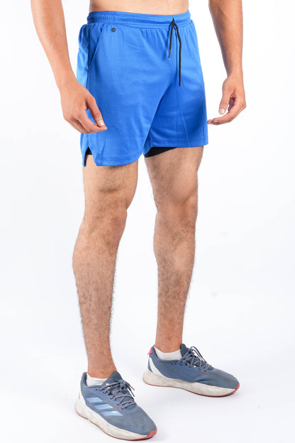 Short Sport 2 Pièces avec Poche Intérieure