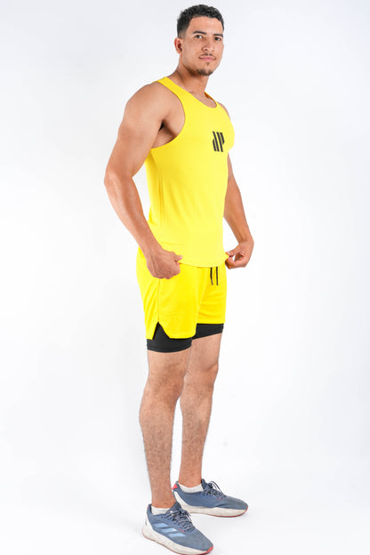 Ensemble Sport Homme – Débardeur & Short 2-en-1
